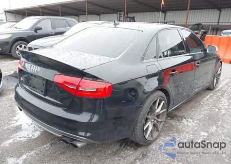 2014 Audi S4 3.0T Premium Plus from USA, damaged, VIN WAUDGAFL1EA007347